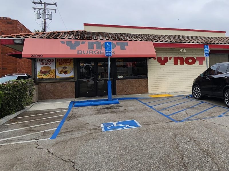 Y' Not Burgers exterior